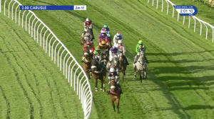 Video preview image for Carlisle 14:00 - Watch Racinguk On Bt TV Novices' Handicap Hurdle (4)