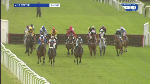 Video preview image for Exeter 16:10 - Get 1/4 Odds At 188Bet Handicap Hurdle (5)