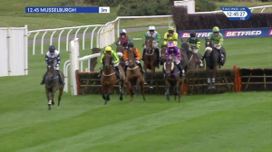Video preview image for Musselburgh 12:45 - Roa/Racing Post Owners Jackpot Handicap Hurdle (Qualifier) (4)