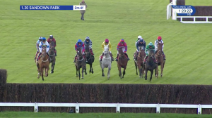 Video preview image for Sandown Park 13:20 - Rugby Betting At 188Bet Novices' Limited Handicap Chase (3)