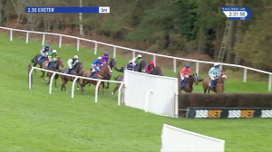 Video preview image for Exeter 14:30 - Cheltenham Betting At 188Bet Chase (Novices' Limited Handicap) (3)