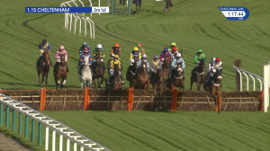 Video preview image for Cheltenham 13:15 - Fairlight Books Novices' Handicap Hurdle (3)