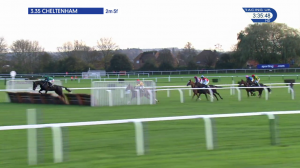 Video preview image for Cheltenham 15:35 - Ballymore Novices' Hurdle (Hyde) (Grade 2) (1)