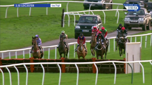 Video preview image for Leicester 15:50 - Burton Overy Novices' Hurdle (3)