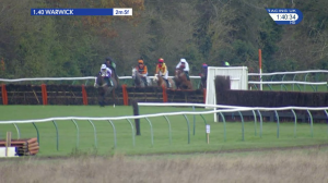 Video preview image for Warwick 13:40 - Thoroughbred Breeders Association Mares' Novices' Hurdle (4)