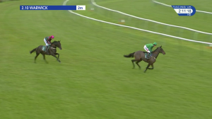 Video preview image for Warwick 14:10 - Highflyer/Million In Mind 4-y-o & 5-y-o Novices' Chase (3)