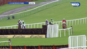 Video preview image for Haydock Park 13:15 - Cash Out In-Play With Betfair Graduation Chase (2)