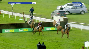 Video preview image for Wetherby 12:55 - Watch Racing UK In Stunning HD Novices' Chase (4)
