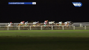 Video preview image for Kempton Park 19:40 - All Weather 'Hands and Heels' Apprentice Series Handicap (7)