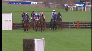 Video preview image for Taunton 14:20 - Bet Totetrifecta At betfred.com Handicap Hurdle (4)