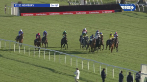 Video preview image for Newbury 12:20 - Ladbrokes 'National Hunt' Maiden Hurdle (3)