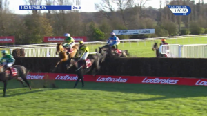 Video preview image for Newbury 13:50 - Ladbrokes Novices' Chase (Berkshire) (Grade 2) (1)