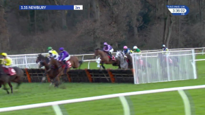 Video preview image for Newbury 15:35 - Ladbrokes Handicap Hurdle (2)