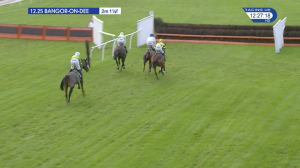 Video preview image for Bangor-On-Dee 12:25 - Bet On Your Mobile At corbettsports.com Novices' Chase (3)