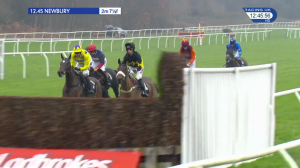 Video preview image for Newbury 12:45 - Ladbrokes John Francome Novices' Chase (Grade 2) (1)