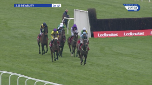 Video preview image for Newbury 14:25 - Ladbrokes Intermediate Hurdle (Limited Handicap) (Gerry Feilden) (Listed) (1)