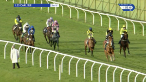 Video preview image for Carlisle 13:55 - Northern Lights Two Mile Hurdle Series Final Handicap Hurdle (2)