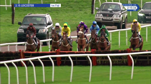 Video preview image for Leicester 14:15 - Waltham-On-The-Wolds Handicap Hurdle (4)