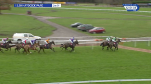 Video preview image for Haydock Park 12:50 - Annual Members 'Reciprocals At Every Other Racecourse' Conditional Jockeys' Handicap Hurdle (4)