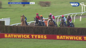 Video preview image for Wincanton 13:35 - Weatherbys General Stud Book Online Silver Buck Handicap Chase (3)