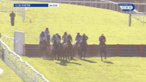 Video preview image for Exeter 12:30 - Roa/Racing Post Owners' Jackpot Conditional Jockeys' Novices' Handicap Hurdle (5)