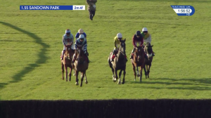 Video preview image for Sandown Park 13:55 - Ms Amlin Insurance Novices' Limited Handicap Chase (3)
