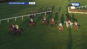 Video preview image for Sandown Park 15:05 - Tokio Marine Kiln Handicap Chase (3)