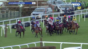 Video preview image for Sandown Park 15:35 - Ms Amlin Insurance Novices' Handicap Hurdle (4)