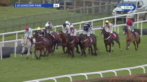 Video preview image for Sandown Park 14:20 - Jumeirah Hotels and Resorts December Handicap Hurdle (Listed) (1)
