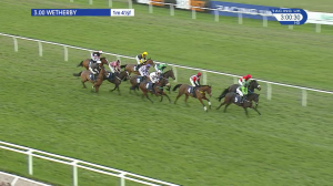 Video preview image for Wetherby 15:00 - Stormin Norman Smith Memorial Fillies' "Junior" Standard Open National Hunt Flat (6)