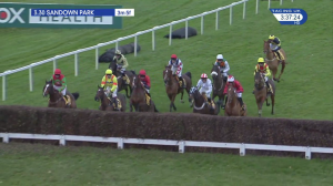 Video preview image for Sandown Park 15:30 - Betfair London National Handicap Chase (2)