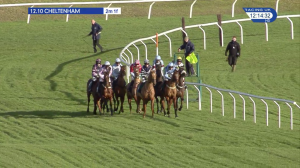 Video preview image for Cheltenham 12:10 - British Stallion Studs EBF 'National Hunt' Novices' Hurdle (Qualifier) (3)