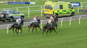 Video preview image for Bangor-On-Dee 14:20 - Alfa Aggregate Products Golden Spurs Handicap Hurdle (Qualifier) (3)