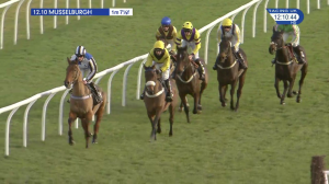 Video preview image for Musselburgh 12:10 - Jump To It and Join Racing UK Novices' Hurdle (4)