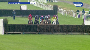 Video preview image for Newbury 13:30 - St. James's Place Chase (Novices' Limited Handicap) (3)