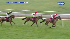 Video preview image for Haydock Park 11:50 - Betfred Wishing You A Merry Christmas Handicap Hurdle (3)