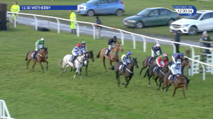 Video preview image for Wetherby 12:30 - Leopardstown Betting At 188Bet Novices' Handicap Chase (4)