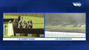 Video preview image for Huntingdon 13:50 - Racing UK Novices' Handicap Chase (4)