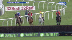 Video preview image for Kempton Park 14:30 - Unibet Desert Orchid Chase (Grade 2) (1)