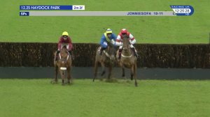 Video preview image for Haydock Park 12:25 - Bet At racinguk.com Novices' Chase (3)