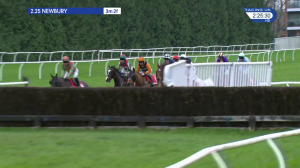 Video preview image for Newbury 14:25 - Betfred Mandarin Handicap Chase (3)