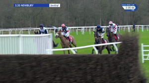 Video preview image for Newbury 15:35 - Betfred TV Limited Novices' Limited Handicap Chase (3)