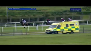 Video preview image for Aintree 20:45 - Aintree Showing Show 28th & 29th July Conditional Jockeys' Mares' Handicap Hurdle