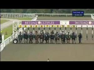 Video preview image for Kempton Park 18:20 - Time Order Cards In Racing Plus Handicap (Betfair Sprint Flat Series Qualifier)