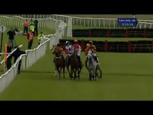 Video preview image for Market Rasen 15:15 - Tom Halliday Memorial Conditional Jockeys' Handicap Hurdle