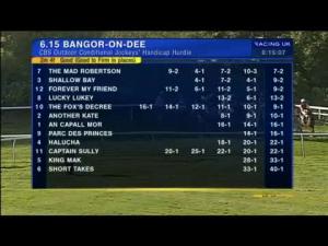 Video preview image for Bangor-On-Dee 18:15 - Cbs Outdoor Conditional Jockeys' Handicap Hurdle