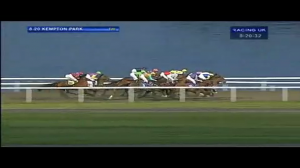 Video preview image for Kempton Park 20:20 - Racing Plus Online, Mobile and App Handicap
