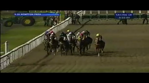 Video preview image for Kempton Park 21:20 - Betfair Supports Grassroots Racing At Kempton Handicap