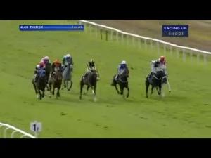 Video preview image for Thirsk 16:40 - Thirsk Racecourse Christmas Party Nights 29.95 Handicap (Div 2)