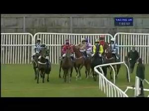 Video preview image for Wetherby 13:05 - Download The Free Racing Plus App Novices' Hurdle